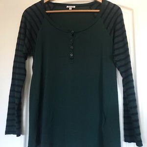 Splendid Green long sleeve Top